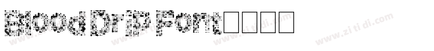 Blood Drip Font字体转换